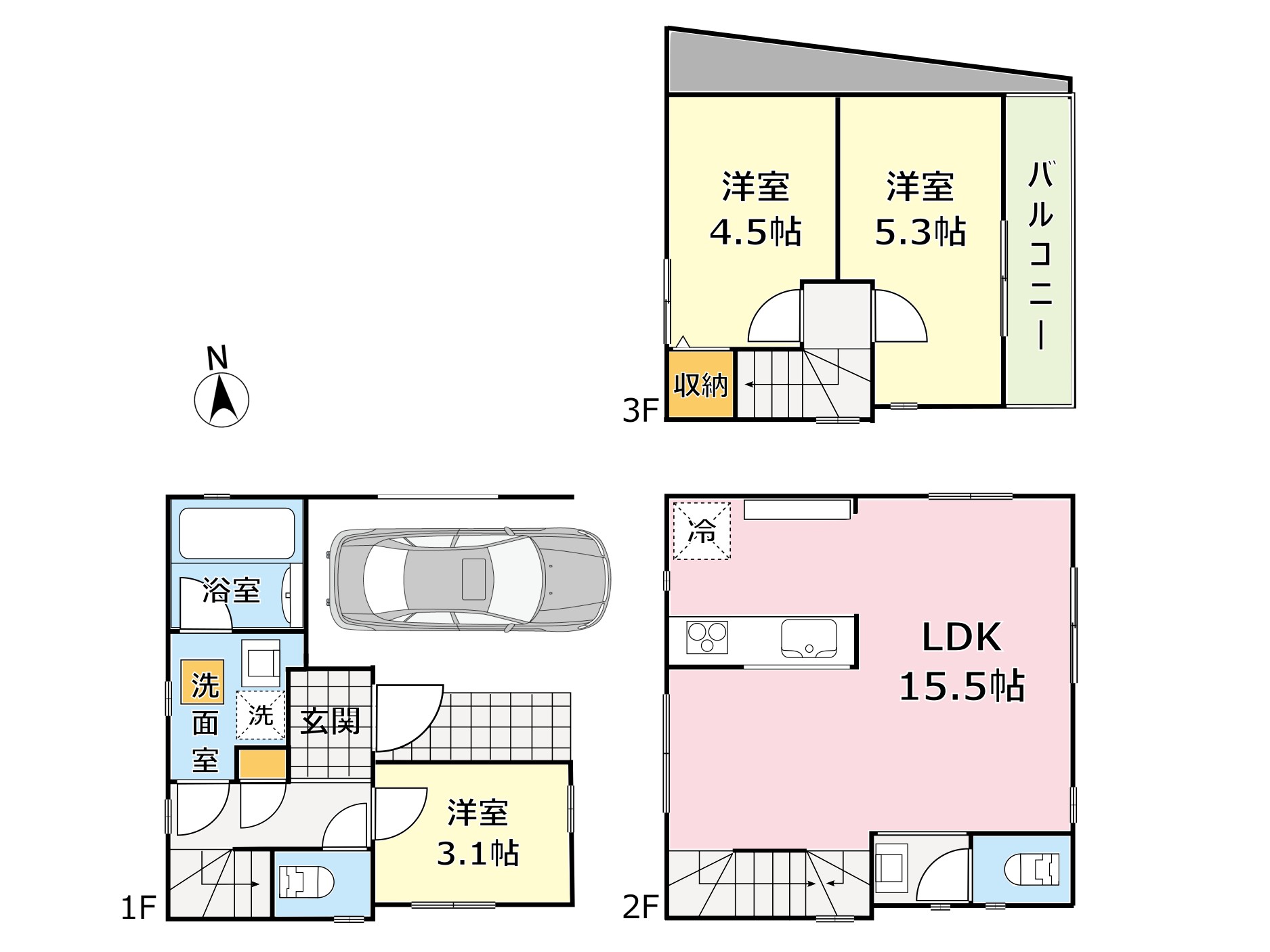 高円寺　杉並区　不動産　大和　アクタス　新築　戸建
